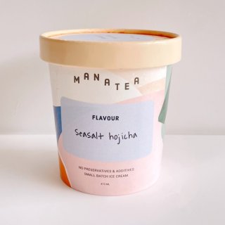 Manatea Seasalt Hojicha Ice Cream