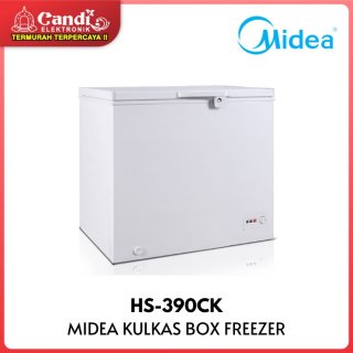 1. Midea HS-390CK, Freezer Box dengan Sistem Pendingin Maksimal