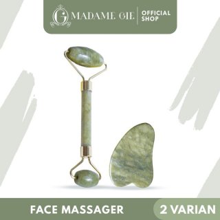 Madame Gie Face Massager - Jade Roller Guasha 2in1