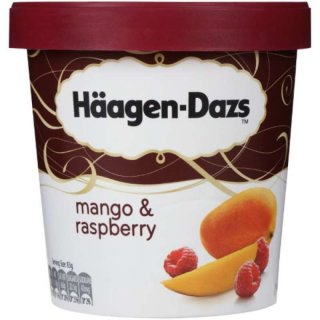 Haagen Dazs Ice Cream Mango Raspberry