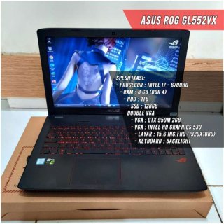 Laptop Asus ROG GL552VX i7-6700HQ