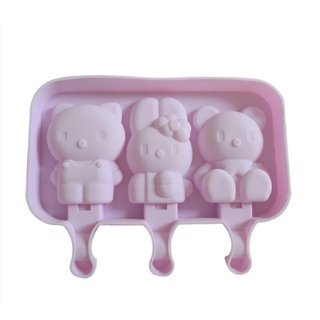 Cetakan Silikon Ice Cream Jelly Coklat Pudding Popsicle Hello Kitty