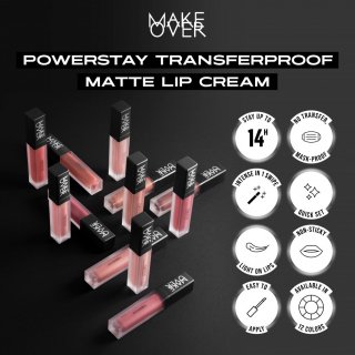 MAKE OVER Powerstay Transferproof Matte Lip Cream