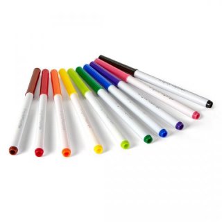 6. Crayola Washable Markers Super Tips - 10 Colors, Hasil Warna Awet