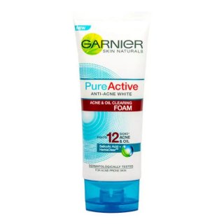 13. Garnier Pure Active Anti-Acne & Oil Clearing Foam