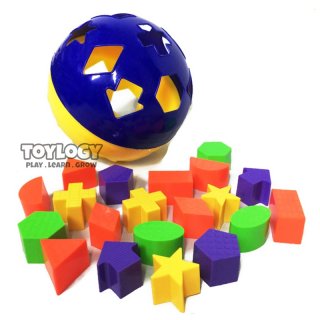 7. Puzzle Ball Jigsaw untuk Mengenal Bentuk Geometri