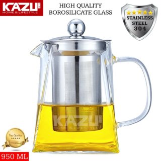KAZU Teapot Kaca Borosilicate 950ml C20