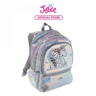 Justice Girls Be Unique Flip Sequin Backpack 