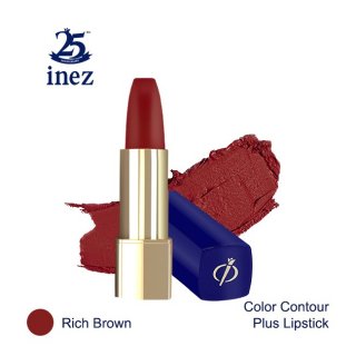 Inez Color Contour Plus Lipstick - Rich Brown