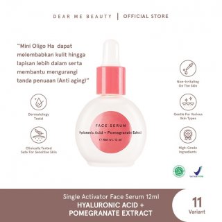12. Dear Me Beauty Hyaluronic Acid + Pomegranate Extract Face Serum, Dilengkapi Oligo HA dari Korea