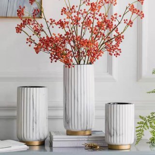 Gail Marble Ceramic Vase 
