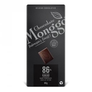 Monggo Chocolate - Dark 86% Tablet 80gr