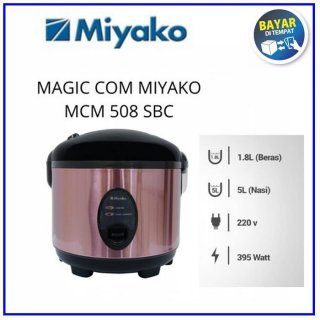 Miyako MCM-508 SBC Magic Com Kapasitas 1.8 Lt (Anti Lengket)