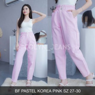 Celana Jeans Wanita BF Pastel Korea