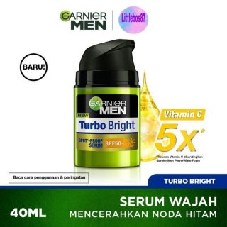 Garnier Men Turbo Bright SPF 50+ Spot Proof 40 ML Serum Wajah Pria