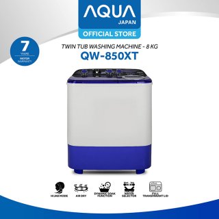 AQUA Mesin Cuci Twin Tub 8Kg QW-850XT 
