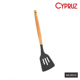 Cypruz Spatula Silicone + Gagang Kayu AM-0931K