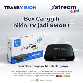 Transvision XSTREAM SERU TV Box Android 10 