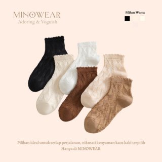 Minowear Kaos Kaki Cute Socks