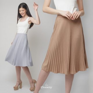 Vamos Midi Pleat Skirt