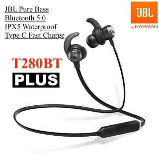 Original JBL T280BT Bluetooth Headset Wireless Sport Bass Earphone