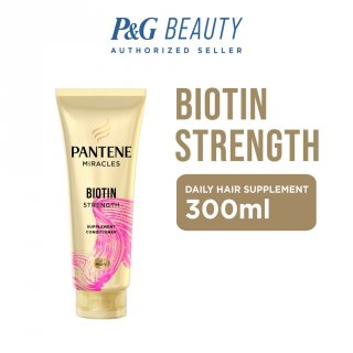 Pantene Conditioner Miracles Biotin Strength Daily Hair Supplement for Hairfall Control