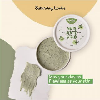 Saturday Looks Minty Gentle Scrub Face Mask