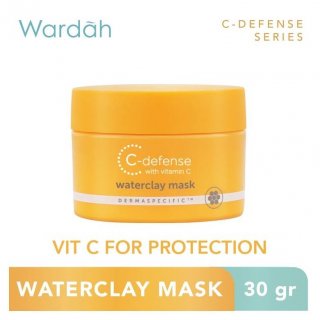 18. Wardah C-Defense Waterclay Mask, Kaya Vitamin C