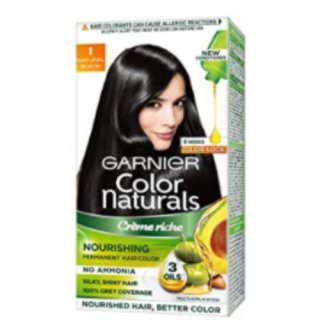 Garnier Color Naturals Crème Riche 1 Hitam Alami