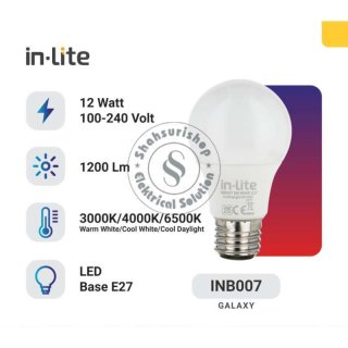 LAMPU LED INLITE IN-LITE INB007 12W