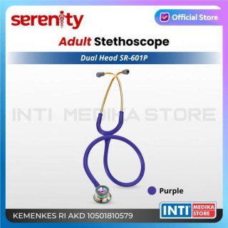 SERENITY - Adult Stethoscope Dual Head SR601P | Stetoskop Dewasa