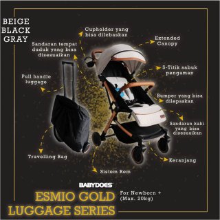 Stroller BabyDoes CH-3491 Esmio Gold