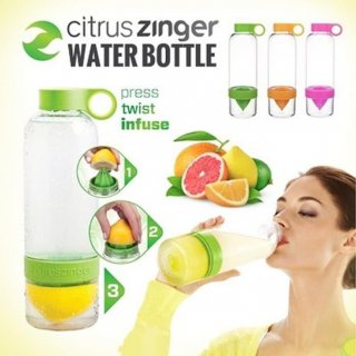 2. Citrus Zinger Citrus Juicer Water Bottle Twist Infused, Praktis untuk Minum Infused Water