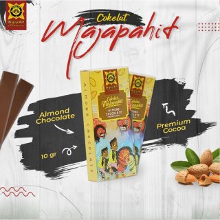 Cokelat Majapahit bar 10 gr| Almond Chocolate