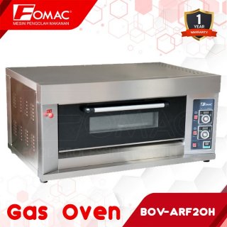 Mesin Gas Oven 1 Deck 2 Tray BOV-ARF20H FOMAC Pemanggang Roti Kue Cake
