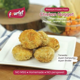 Fourlet Nugget Ayam Sayur No MSG