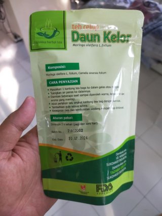 Teh Celup Daun Kelor Original 20 Kantong 