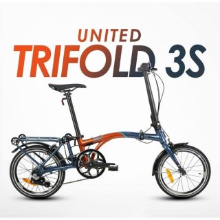 United Trifold 3S Sepeda Lipat 16 Inci