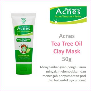 9. Acnes Tea Tree Oil Clay Mask, Menurunkan Produksi Sebum