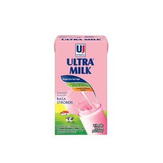 Ultra Milk Susu UHT Strawberry 125 ml