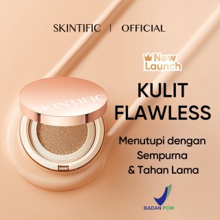 20. SKINTIFIC Cover All Perfect Cushion High Coverage Poreless&Flawless Foundation