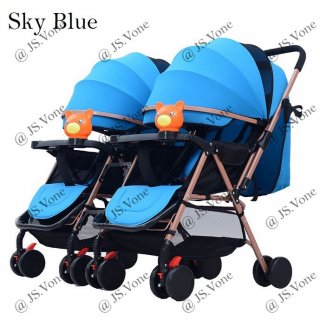 3. Kereta Dorong Bayi Anak Kembar/Twin Baby Stroller Jade Musik
