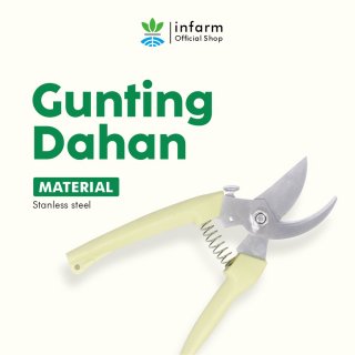 15. INFARM - Gunting Dahan Ranting Stek Pruning Stainless Steel Pruning Shears