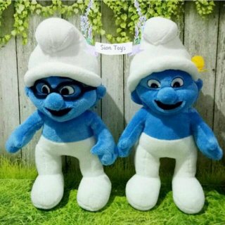 3. Boneka Smurf Couple Cocok untuk Hadiah Pasangan