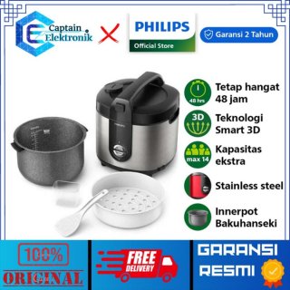 Magic Com Rice Cooker Philips HD 3138 Premium 2 Liter