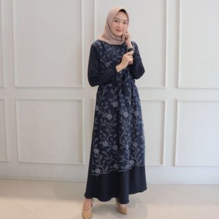 Khadj Hijab - Dress Muslim Gamis Brukat Almaa