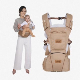 Dialogue Baby Hipseat Baby Carrier Brownie With Teething Pad - DGG1039