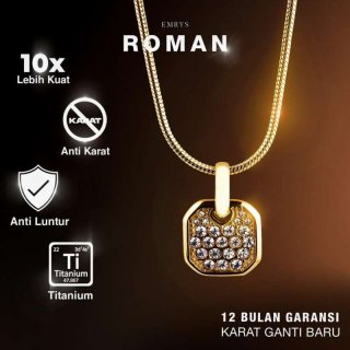 Emrys Liontin Set ROMAN Kalung Titanium
