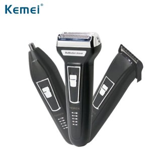Kemei KM 6558 Hair Clipper Shaver Trimmer Wireless 3 in 1 Alat Mesin Cukur Rambut Jenggot Kumis KM-6558