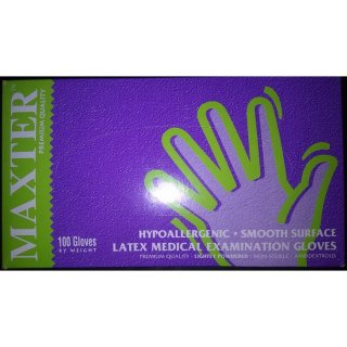 Maxter Medis Medical Exam Hand Glove Sarung Tangan Karet Latex